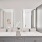 a bathroom with a sink and cabinets