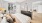 brightly-lit bedroom area